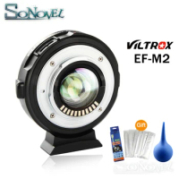 Viltrox EF-M2 AF Auto-focus EXIF 0.71X Reduce Speed Booster Lens Adapter Turbo for Canon EF lens to M43 Camera GH4 GH5 EM5 E-M10