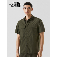 The North Face M ROCK ROAM DISSOLABLE YARN SHIRT - 男短袖襯衫-綠色-NF0A81PR21L