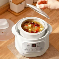 Baby Rice Cooker Electric Slow Cooker Food Steamer Stew Cup Multicooker Ceramic Pot Cubilose Stew Pregnant Tonic