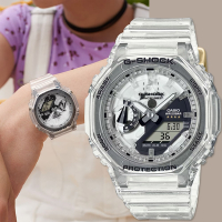 CASIO 卡西歐 G-SHOCK 40周年透明限量版透視機芯手錶 送禮推薦 GMA-S2140RX-7A
