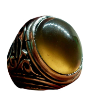 Cincin batu akik solar padang / solar solok giwang super kristal