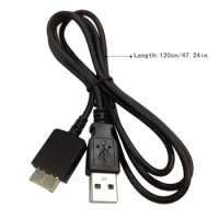 120CM Black USB Data Sync Charging Cable Power Cord For SONY MP3 MP4 Player Drop Shipping