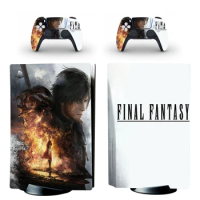 Final Fantasy PS5 Disc Skin Sticker Protector Decal Cover for Console Controller PS5 Disk Skin Sticker Vinyl