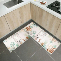 2 IN 1 KITCHEN FLOOR MAT SET / KESET MODERN ALAS LANTAI DAPUR PREMIUM