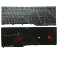 US Laptop Keyboard For Fujitsu Lifebook E458 E558 E459 U757 U758 E559 U759