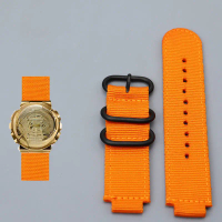 Tali Jam Tangan Kanvas Nilon, Sesuai untuk Casio GM110, GM2100, GA900, Lelaki, Diubah Suai