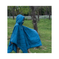 Outdoor multi-function adult thermal wearable sleeping bag cloak sleeping bag camping emergency 3M Thinsulate thermal blanket