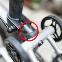Carbon fiber rear bladder P line shock absorber for brompton bike Pline Ultralight suspension