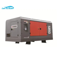 ZEGA S85D 228KW 22 bar diesel engine screw air compressors for water well ZGEA S60 S85 air compressor