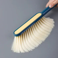 Household Bed Sweeping Brush Sofa Carpet Cleaning Brush Long Handle Soft Brush Dusting Duster Bedroom Bed Linen Cleaning Tool