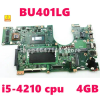 BU401LG 4G I5-4210 CPU Notebook Mainboard For ASUS BU401L BU401LG Laptop Motherboard Test OK Used