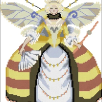 10-NC261-MISS QUEEN BEE-14ct Counted Cross Stitch 11CT 14CT 18CT Cross Stitch Kits Embroidery Needlework Sets