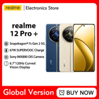 realme 12 Pro Plus 5G 8GB+256GB/12GB+512GB 6.7" 120Hz OLED Curved Display Snapdragon® 7s Gen 2 67W SUPERVOOC Charge 5000mAh