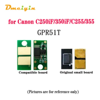 Original/Compatible USA/ASIA Version GPR51T/NPG65T/K/C/M/Y Toner Chip for Canon image RUNNER C250iF/350iF/C255/355