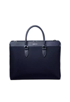 Maverick & Co. Maverick & Co. Alpha 魅力皮革公事包 (藍色)