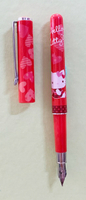 【震撼精品百貨】Hello Kitty 凱蒂貓~日本三麗鷗 KITTY 鋼筆/中性筆-紅#13178