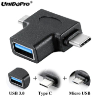 USB 3.0 OTG Cable Adapter Micro USB / Type C Converter for Huawei Mediapad M6 8.4 10.6 , M5 8 Pro / M5 10 Pro Honor WaterPlay