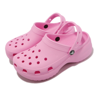 Crocs 涼拖鞋 Classic Platform Clog W 女鞋 粉 紅鶴色 厚底 增高 克駱格 卡駱馳 2067506S0