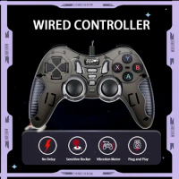 Wired PC Game Controller USB Gaming Gamepad Joystick For Sony PS3/Video Game Console/TV Box/Android Dual Vibration Motor Gamepad