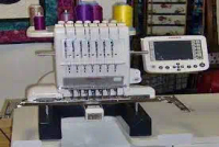Best Selling Janome MB-7 MB7 7 Needle Embroidery Machine Plus Deluxe Bonus Kit Ready to Ship