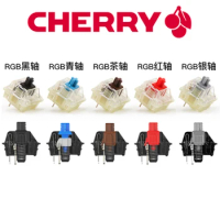 4pcs Original Cherry MX Mechanical Keyboard Switch Silver Red Black Blue Brown Axis Shaft Switch 3-pin Cherry Clear RGB Switch