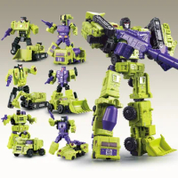 Transformation WEIJIANG Action Figure Toys Devastator 6in1 Robot Deformation Car Robot KO Small Proportion Gift Collectible