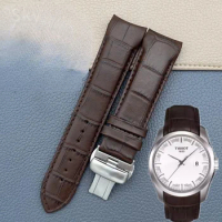 First Layer Cowhide Watch Strap for Tissot 1853 Couturier T035410a T035617 T035627 T035614 Interface Watchband 22mm 23mm 24mm