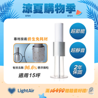 【LightAir】IonFlow 50 PM2.5 Evolution免濾網精品空氣清淨機 純淨白(極靜音/超省電/免耗材)
