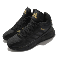 adidas 籃球鞋 D Rose 11 運動 明星款 男鞋 包覆 支撐 飆風玫瑰 黑 金 FZ1544