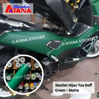 Skotlet Hijau Tua Glossy Doff Ijo Green Gelap Botol Army Gloss Kilap Dop Metalik PPF VPF Cutting Sti