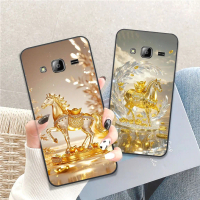 Ốp lưng dành cho Samsung J310 / J3 2016 in hình ngựa vàng Clover case