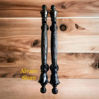 Handle pintu rumah kuningan panjang 45cm klasik 2023