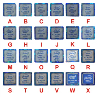 Decorative Concealer DIY Label 6 7 8th Generation Intel i3 i5 i7 Celeron Xeon Pentium Processor Dolby Sticker