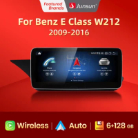 Junsun AI Voice Wireless CarPlay Car Radio Multimedia For Mercedes Benz E Class W212 E200 E230 E260 E300 S212 2009-2016 player