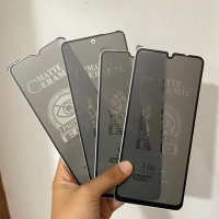 Tempered Ceramic Matte Privacy untuk Samsung A12 / M12 - Anti Gores, Anti Spy, 9H Hardness, 2.5D Rou