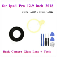 1Pcs Rear Back Camera Glass Lens With Adhesive Sticker Replacement for Ipad Pro 12.9 Inch 2018 3rd Gen A1876 A1895 A1983 A2014