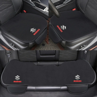 3 件1 件汽車座椅坐墊法蘭絨汽車座椅墊防滑汽車座椅保護套適用於Suzuki Sx4 Swift Jimny