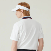 【LE COQ SPORTIF 公雞】高爾夫系列 白色韓系簡約百搭可調節遮陽帽 QGT0K931