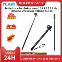 ESIN 118 ''3M ยาวพิเศษ Monopod คาร์บอนไฟเบอร์ Selfie Stick สำหรับ GoPro Hero 10 9 8 7 6 5 4 Max Insta360 One X One R Osmo Action
