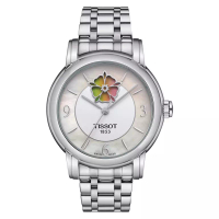 TISSOT Jam Tangan Wanita Tissot T-Lady T050.207.11.117.05 Lady Heart Flower Mother Of Pearl Dial Sta