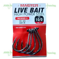 Hook Master Live Bait 5028 BN Kail Pancing Umpan Hidup livebait 10/0