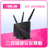 【電競耳機組】ASUS 華碩 ROG GT-AC2900 AC2900 Ai Mesh 雙頻無線WI-FI路由器+ USB-C有線電競耳機