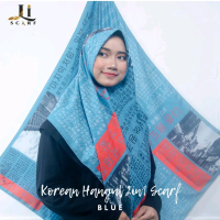 Jilbab ori li-scarf korean Nyaman Segi Empat Lembut Cantik