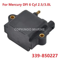 Boat Ignition Coil For Mercury Mariner OUTBOARD DFI 6 Cyl 2.5/3.0L 339-850227