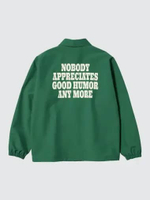 UNIQLO Jaket Coach Jacket Peanuts Snoopy GREEN XL