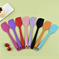 Heat Resistant Silicone Cooking Spatula Cream Butter Spreader Scraper Cake Pastry Blenders Batter Baking Mixer Kitchen Gadgets