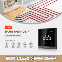 Tuya Smart Floor Heating Wifi Thermostat For Electric Room Temperature Remote Controller Google Home\Aleax
