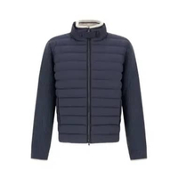 Herno Arendelle Jacket In Cob Carded Wool Blue 50 Blue
