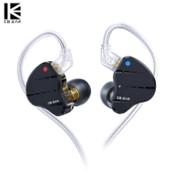 KBEAR KS10 HIFI Earphone Hybrid Dual Diaphragm DD 4BA In-ear Earphone With Mic Wired Earbuds