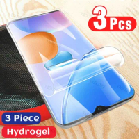 3Pcs Full Cover Hydrogel Film For HTC Wildfire E2 Play E3 Lite E E1 E2 Plus Screen Protector For HTC